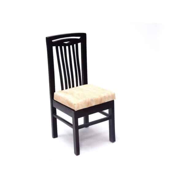 Curved Striped Black Touch Chair Set of 23