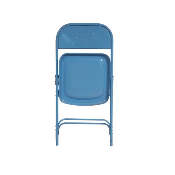 Metallic Durable Blue Folding Chair3