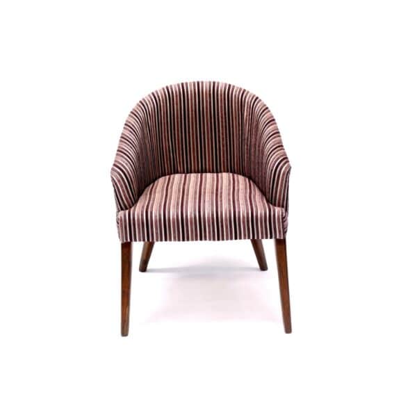 Retro Style Striped Arm Chair3