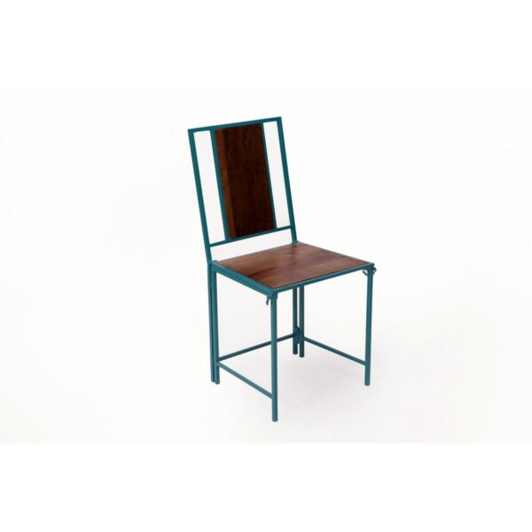 Sea Green Wooden Metallic Dining Folding Chair Set of 22