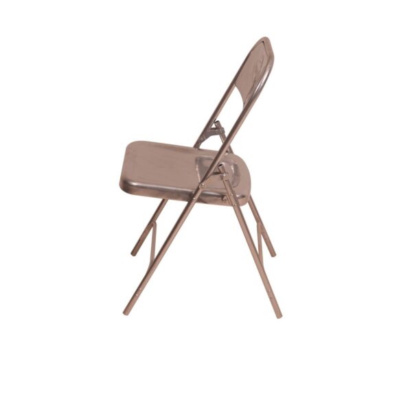 Shiny Metallic Folding Chair1
