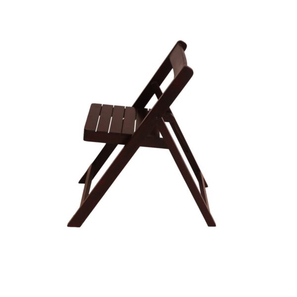 Strip design Solid wood Folding Chair1