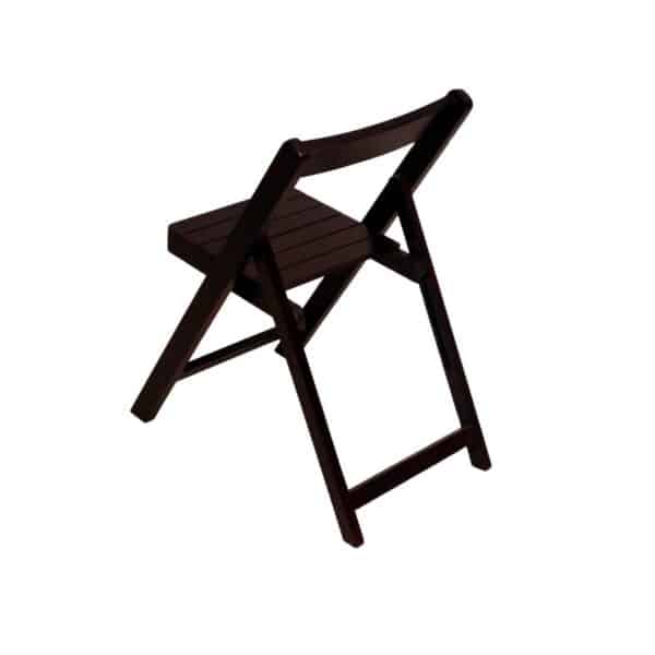 Strip design Solid wood Folding Chair2