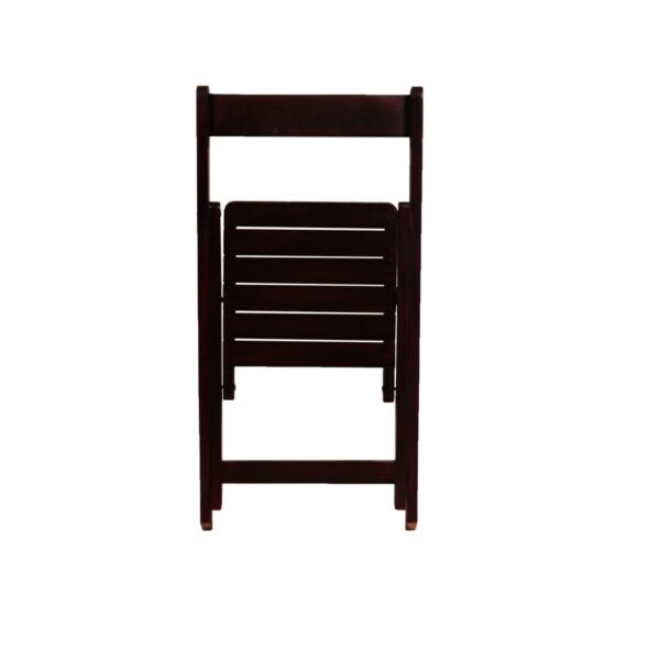 Strip design Solid wood Folding Chair3