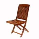 Striped Backed Folding Chair
