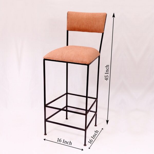 Sturdy Square Bar Chair 2