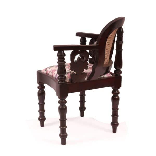 Stylish Cane Backed Colonial Chair2