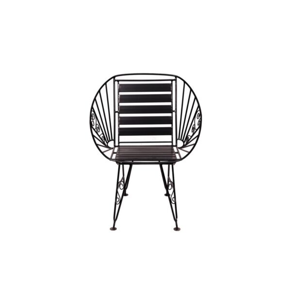 Stylish Metallic Arm Garden Chair1