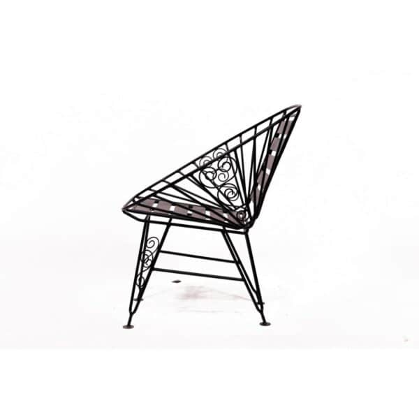 Stylish Metallic Arm Garden Chair2