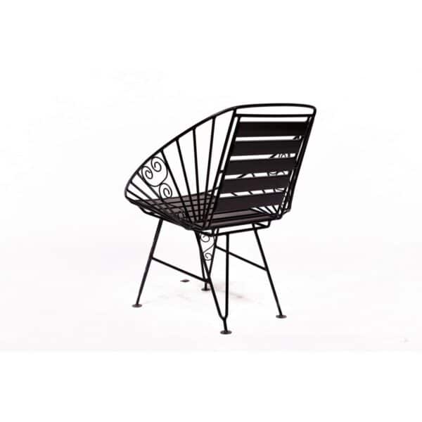 Stylish Metallic Arm Garden Chair3