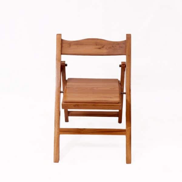 Teak Wood Foldable Kids Chair1