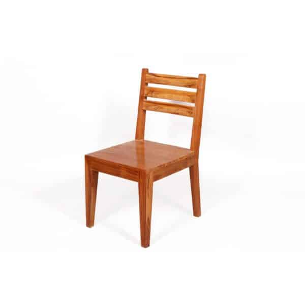 Teak wood Light tone finish Dining Chair Set of 21