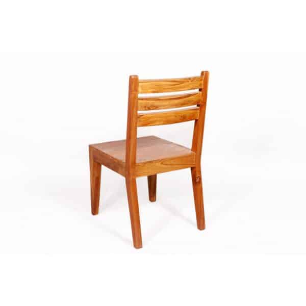 Teak wood Light tone finish Dining Chair Set of 22