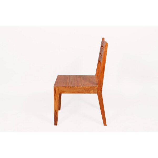 Teak wood Light tone finish Dining Chair Set of 24