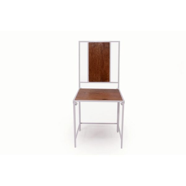 White Wooden Metallic Dinning Folding Chair Set of 21