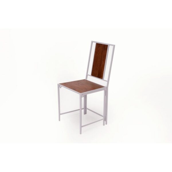 White Wooden Metallic Dinning Folding Chair Set of 23