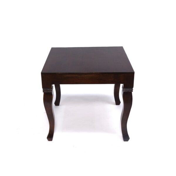 Wooden Curved Leg Tea Table Set2