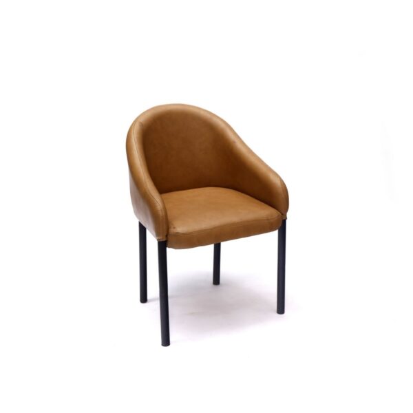 Yellow Synthetic Regajin Metal Chair1