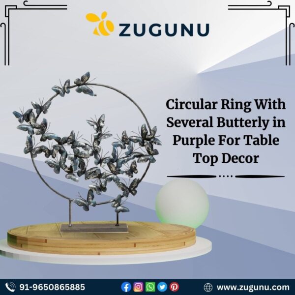 Circular Ring Table Top Decor Home Decor Item From Zugunu