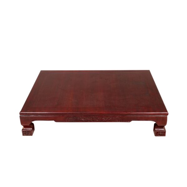 Compact Low Height Teak Dining Table 1