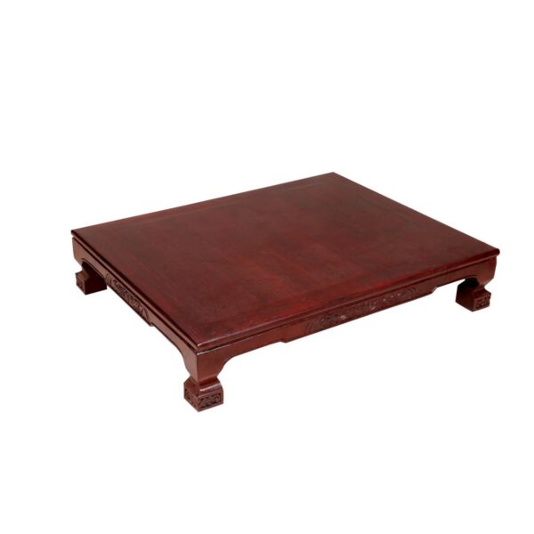 Compact Low Height Teak Dining Table 2