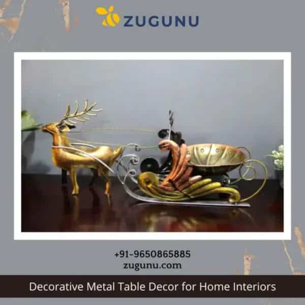 Decorative Metal Table Decor For Home Interiors Zugunu