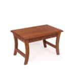 Natural Solid Wood Curved Border Coffee Table