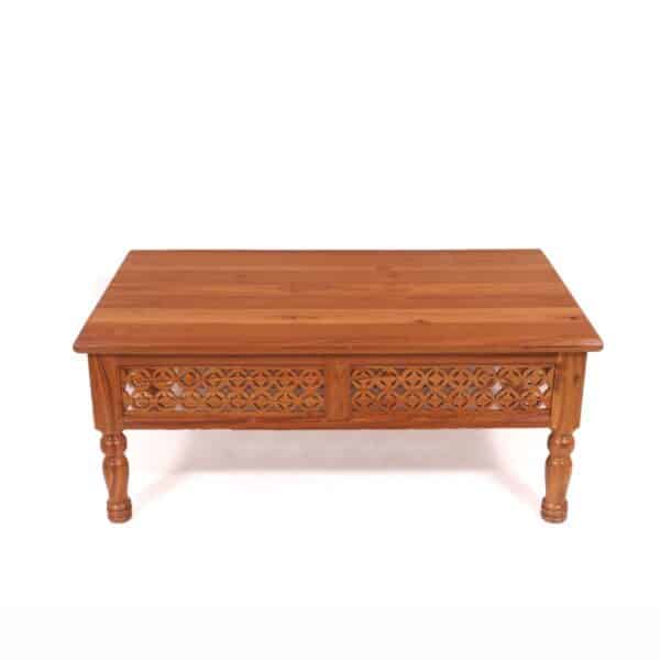 New Design Charming Carved Border Coffee Table2
