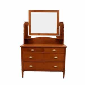 New Design Solid Teak Wood Mirror Dresser