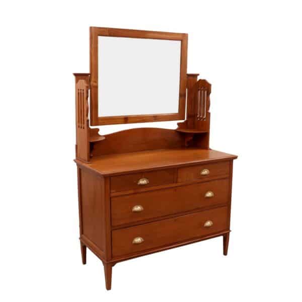 New Design Solid Teak Wood Mirror Dresser1