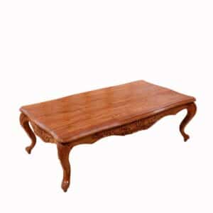 New Design Teak Wood Delicate Carved Coffee Table