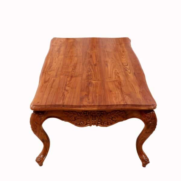 New Design Teak Wood Delicate Carved Coffee Table1