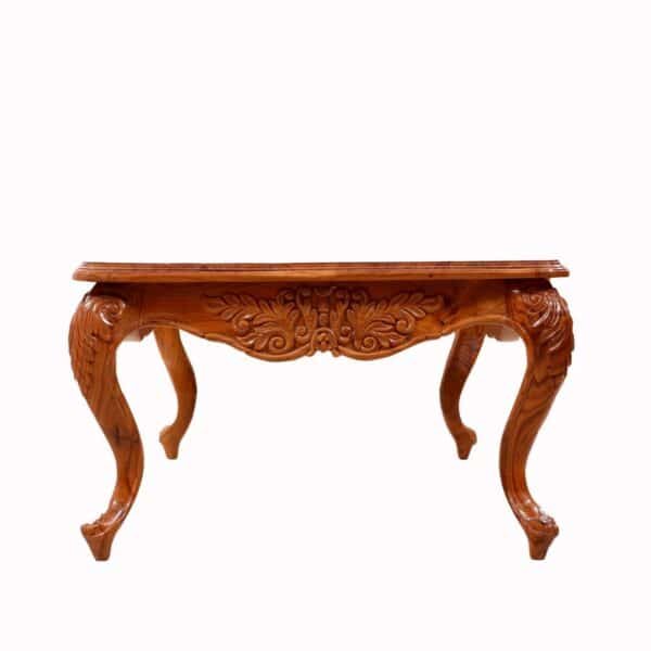 New Design Teak Wood Delicate Carved Coffee Table2