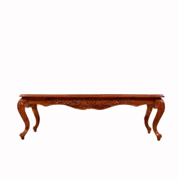 New Design Teak Wood Delicate Carved Coffee Table3