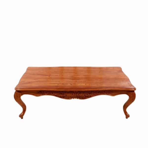 New Design Teak Wood Delicate Carved Coffee Table4