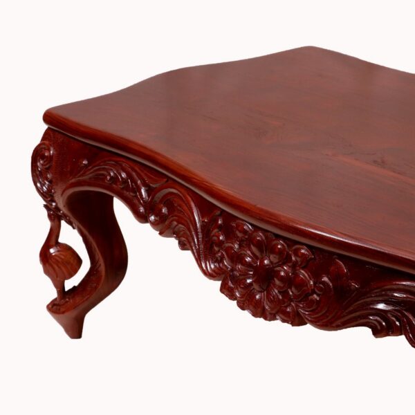 New Design Teak Wood Majestic Solid Coffee Table3