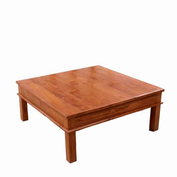 New Design Teak Wood Solid Square Coffee Table3