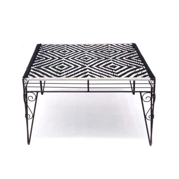 New Design Woven Metallic Coffee Table For Home1