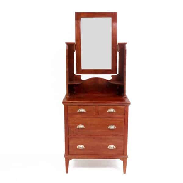 Stylish Compact 2 Part Solid Wood Dressing Table1