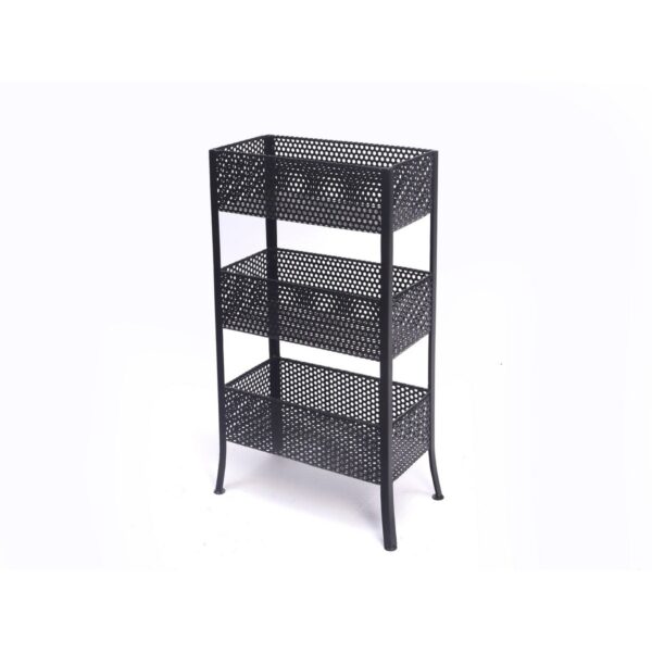 Stylish Dotted Iron Standing Shelf For Kitchen5