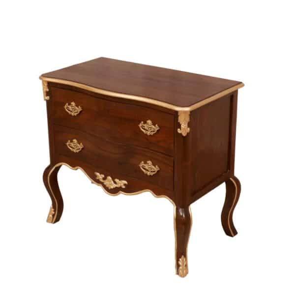 Stylish Golden Brown Two tiered Chest of Drawers4