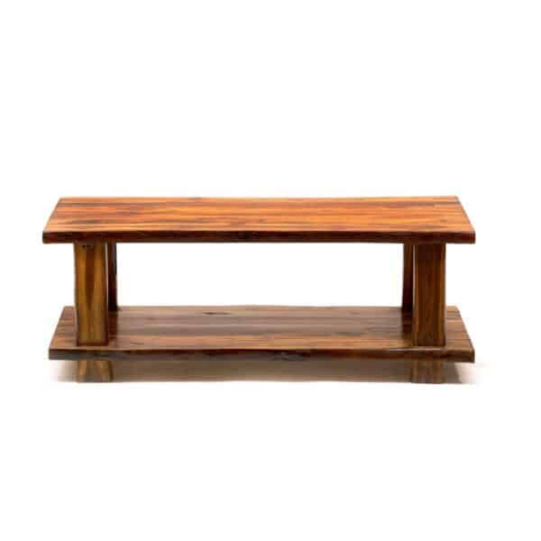 Stylish Heritage Finish Teak wood Coffee Table1