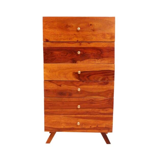 Stylish Solid Wood 6 Drawers Chest1