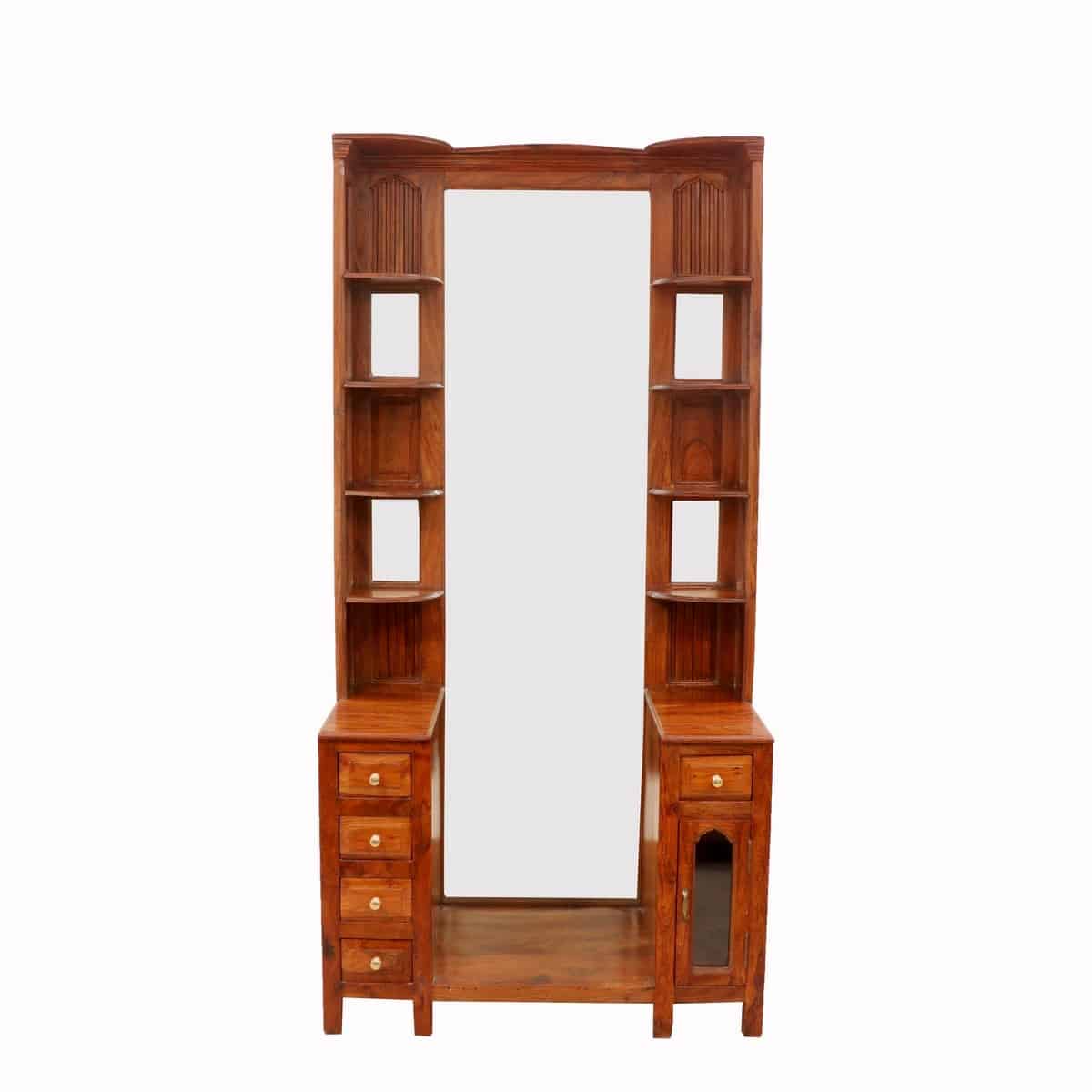 Latest Mirror Wooden Dressing Table price in India