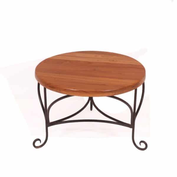 Teak Wood New Design Sleek Round Coffee Table1