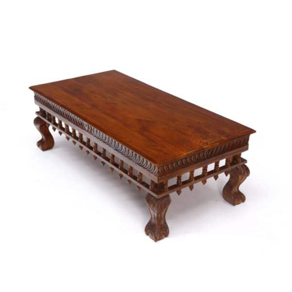 Wooden Ethnic Style Coffee Table For Home2