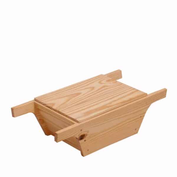 Boat Shaped Wooden Crate With Lid 3