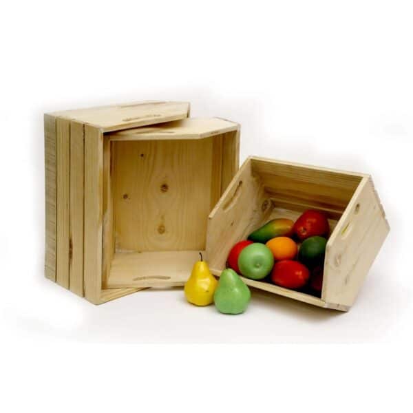 Cottage Style Crate Organizer Set Of 3 6
