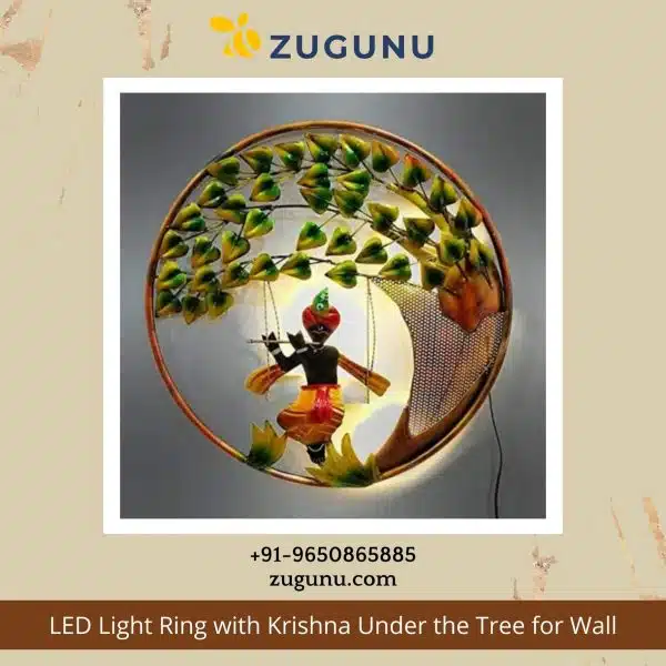 Online LED Krishna Light Ring For Wall At Zugunu