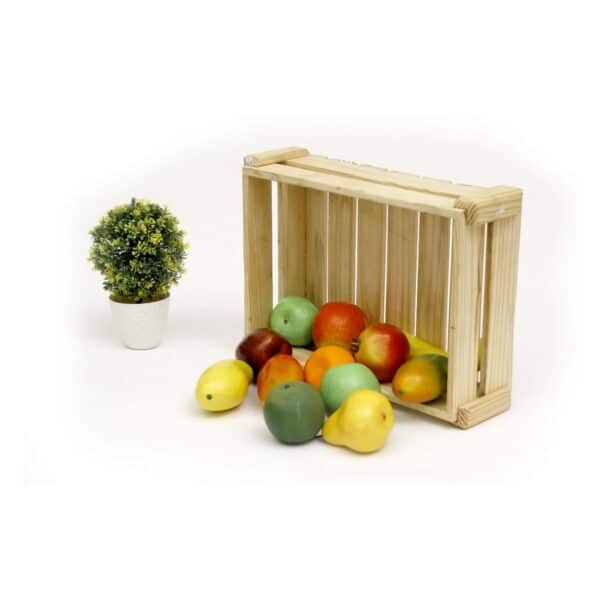 Pine Wooden Double Stack Wall Crate 3